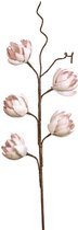 DECO Chrysant rose 80 cm lang -  kunstbloem