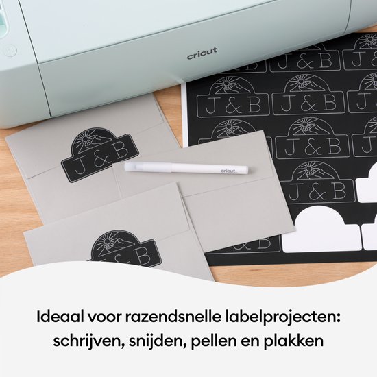 Cricut Smart Vinyl Verwijderbaar 33x366cm – Zilver, Mat (1 vel