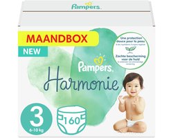 Pampers - Harmonie / Pure - Maat 3 - Maandbox- 160 luiers