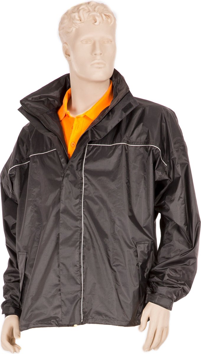 Mirage Rainfall - Regenjas - Unisex - Maat XXL - Zwart