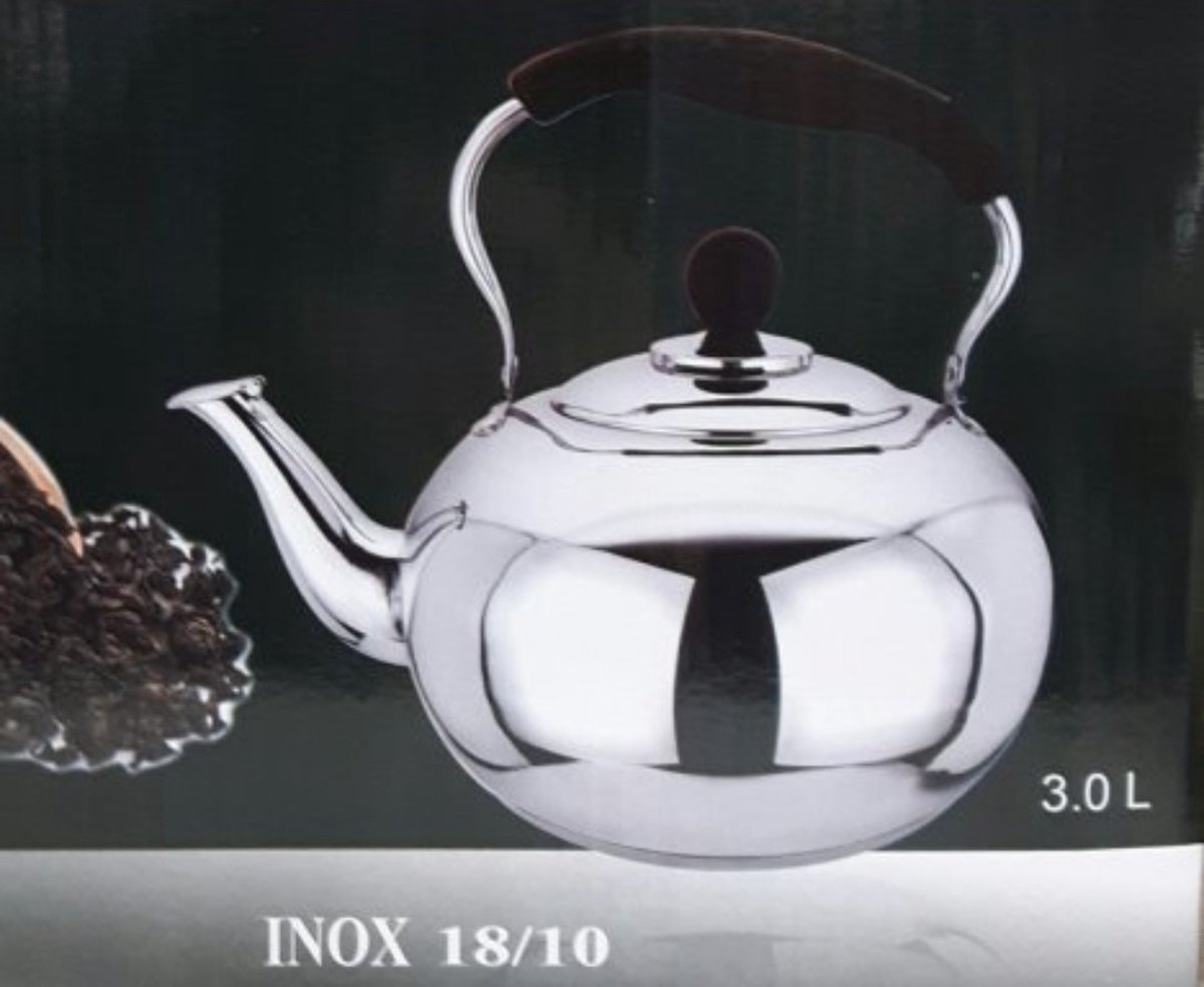Waterketel inox 4l