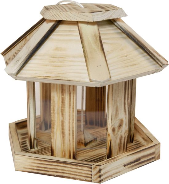 Vogelvoedersilo van kunststof, 500 ml / 22 cm