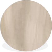 WallCircle - Wall Circle - Wall Circle Indoor - Abstrait - Taupe - Design - 60x60 cm - Décoration murale - Peintures Ronds