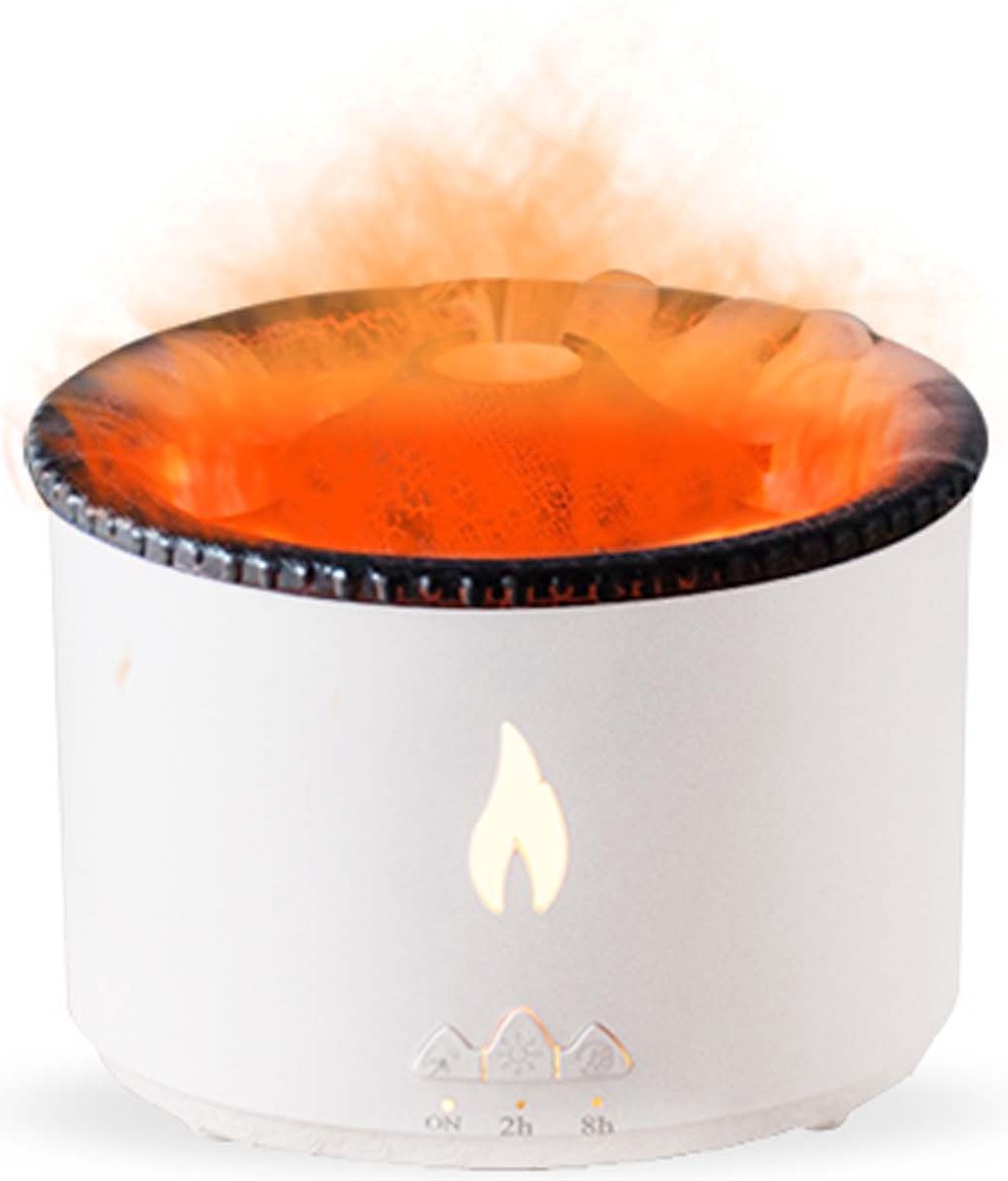 Goedkoopste Vulcano Diffuser - Luchtbevochtiger - Aroma Diffuser - Vulkaan - Aromatherapie - Geurverspreider - Rond