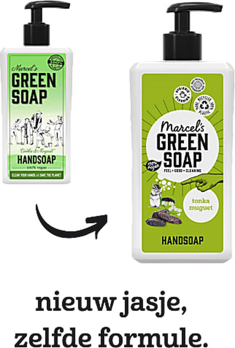 Marcel's Green Soap Handzeep Tonka & Muguet 500 ml