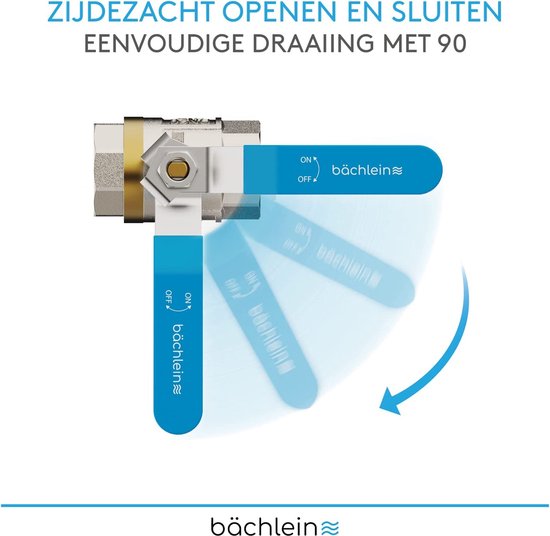 Messing Kogelkraan Met Goede Weerstand-Corrosie Kogelklep 3Way