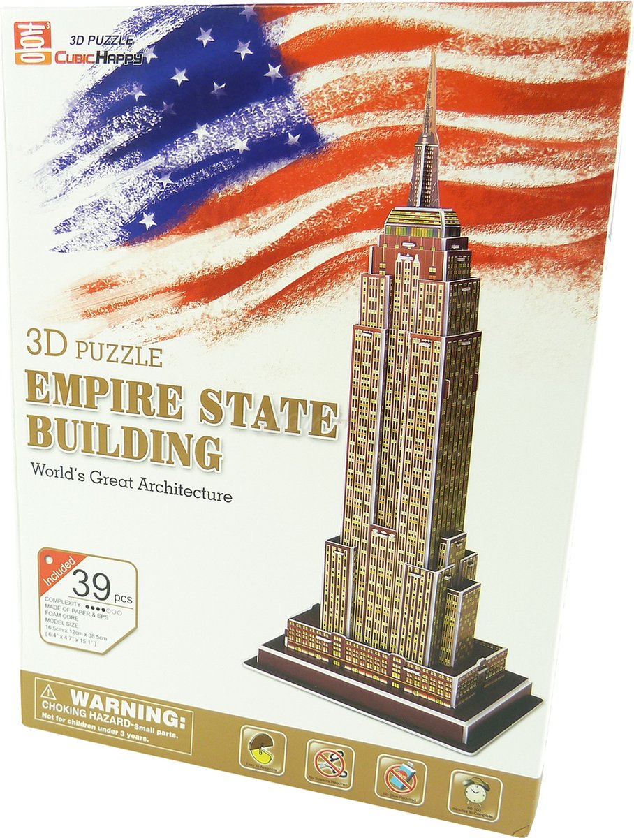 Revell 3D Puzzle Windmill London Bus Big Ben Paris Eiffel Tower New York  Liberty