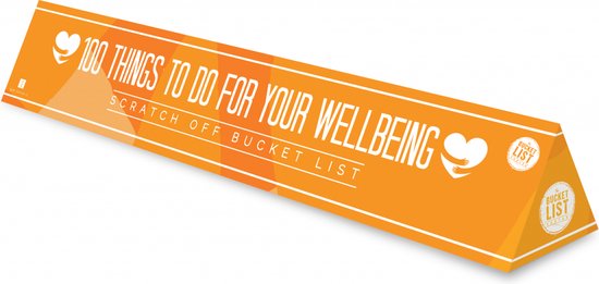 Affiche de liste de seaux – 100 choses à faire pour votre bien-être Carte à gratter – Activités pour votre Santé