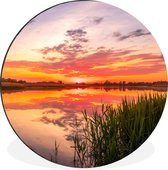 Cercle Mural - Cercle Mural - Water - Air - Nature - Aluminium - Dibond - 30x30 cm - Intérieur et Extérieur