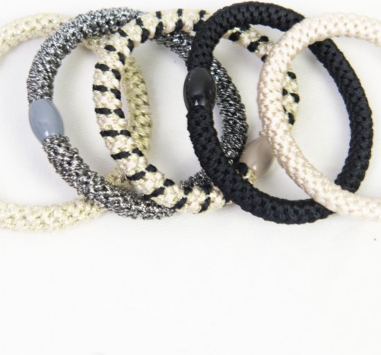 Funky Harties- Glitter elastiekjes- 2-1 haarelastiek en armband- Armbanden-  Vrouwen-... | bol.com