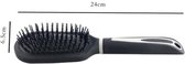 EM Milano Pneumatische Haarborstel - Borstel - Anti-Klit Borstel - Zwart