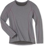 Schiesser - Meisjes - Thermo LS Shirt Grey/Pink  - Grijs - 164