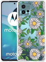 Motorola Moto G72 Hoesje Madeliefjes - Designed by Cazy