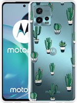Motorola Moto G72 Hoesje Cactus - Designed by Cazy