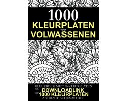 Kleurplaat voor Volwassenen - 1.000 Downloadbare Kleurplaten: Abstract Bloem Motief