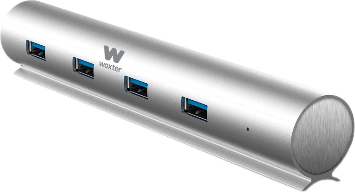 Woxter Hub 73 USB 3.2 Gen 1 (3.1 Gen 1) Type-A 5000 Mbit/s Zilver