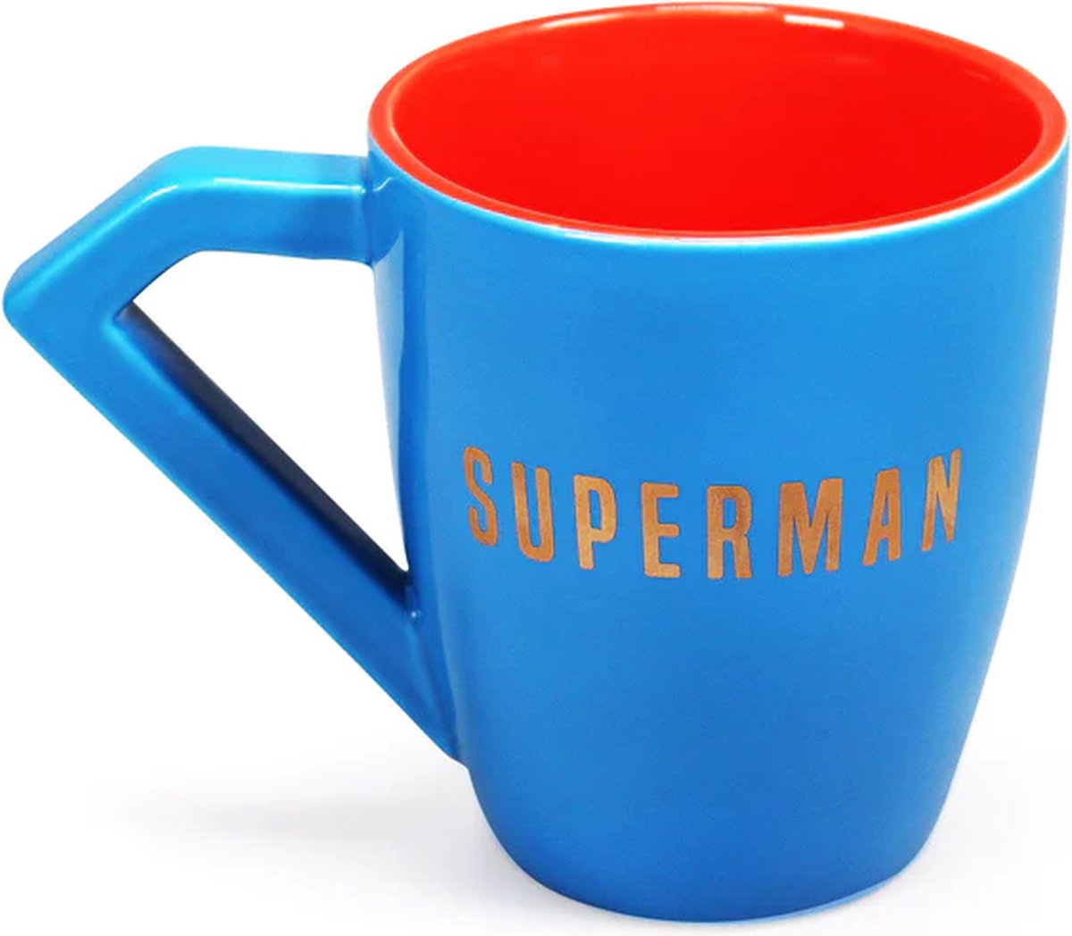 Superman mok met logo/koffiemok van porselein