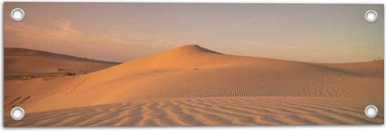 WallClassics - Tuinposter – Rustige Woestijn - 60x20 cm Foto op Tuinposter  (wanddecoratie voor buiten en binnen)