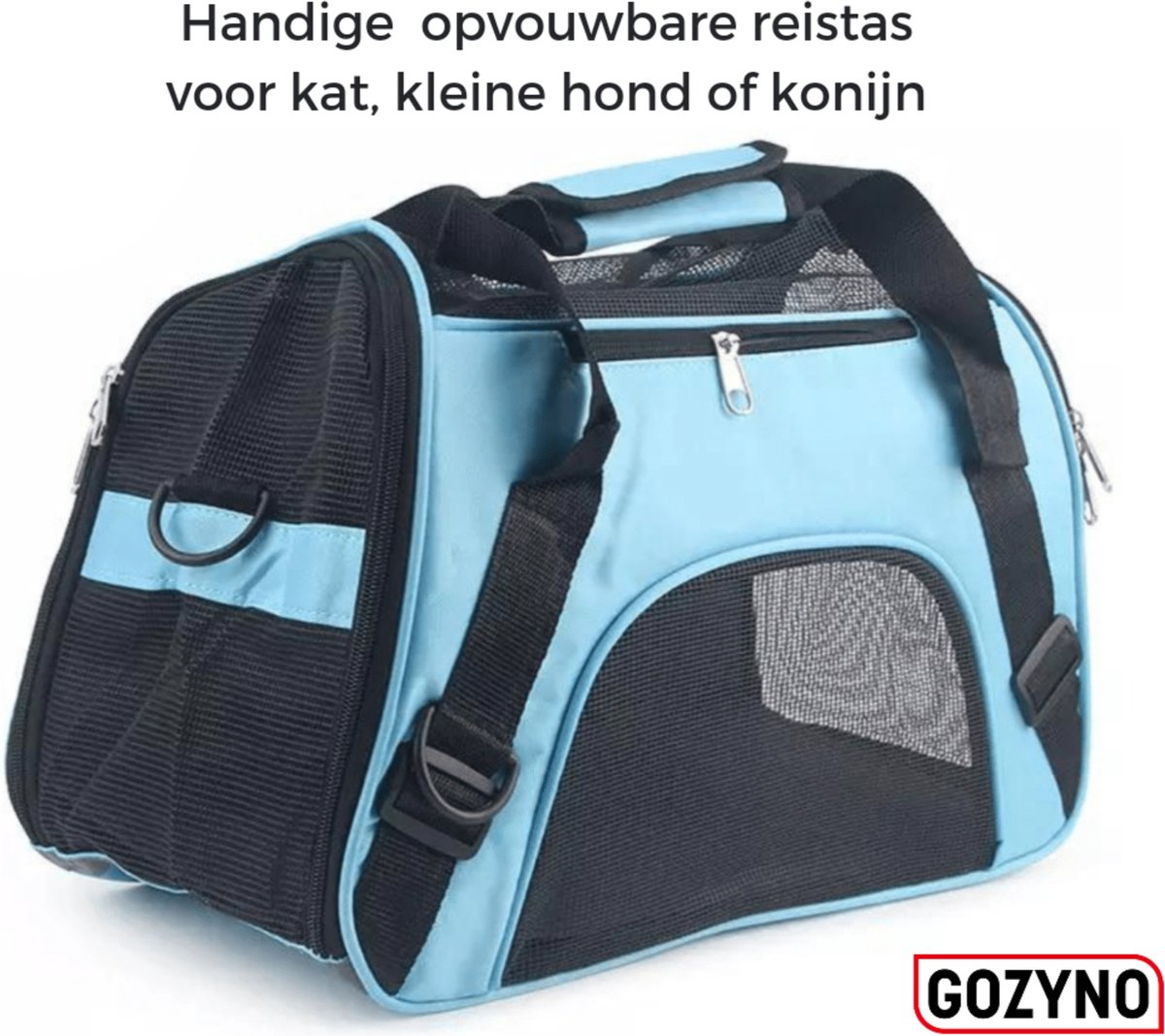 Opvouwbare Katten reismandmet schouderbandLichtgewichtDierentransportReismand...