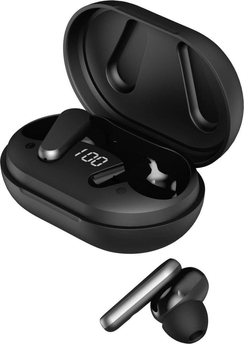 Bluetooth Oordopjes - TrueHD Microfoon- TrueBalance - Draadloze Oortjes Sport - Aluminium - 6 MM Hi-Fi Sound Driver - Geschikt voor Android, Samsung, Apple