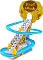 Afbeelding van het spelletje Small duck - eendjes - wagon - attractie eendjes - traplopen - eend - Climbing duck