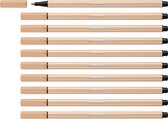 STABILO Pen 68 - Feutre premium - Nude - Boîte de 10 pcs