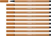 STABILO Pen 68 - Premium Viltstift - Donker Oker - Doos 10 stuks