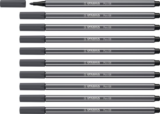 STABILO Pen 68 Premium Viltstift - bruin 68/45 - Confetti Campus