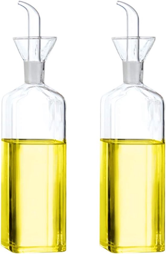 Bouteille de Distributeur d'huile d'olive 2PCS 500ml avec Bec