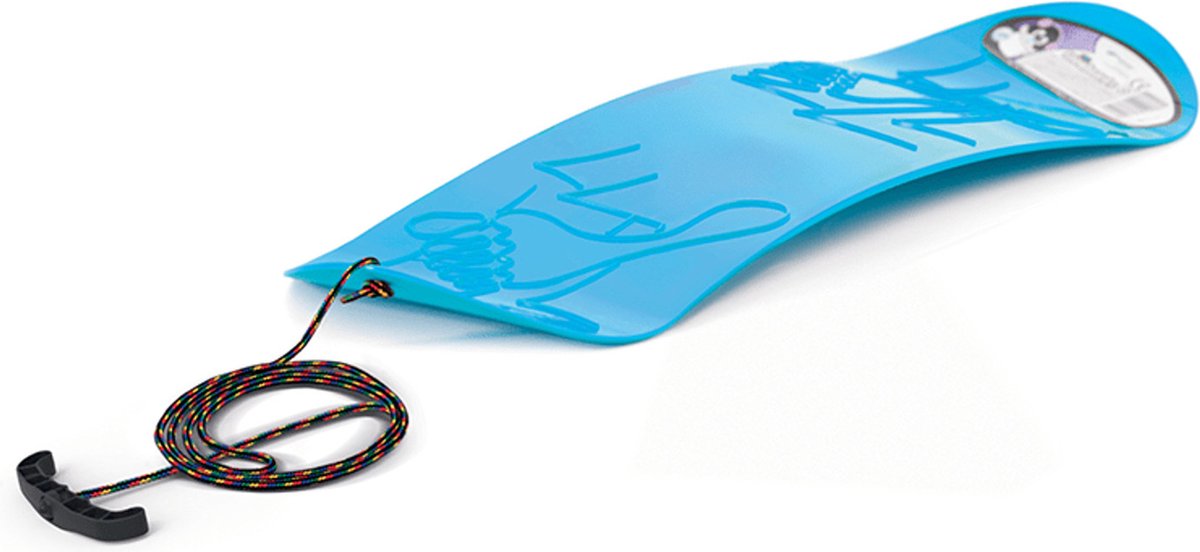 Prosperplast – Speelgoed-snowboard met koord- slee – blauw
