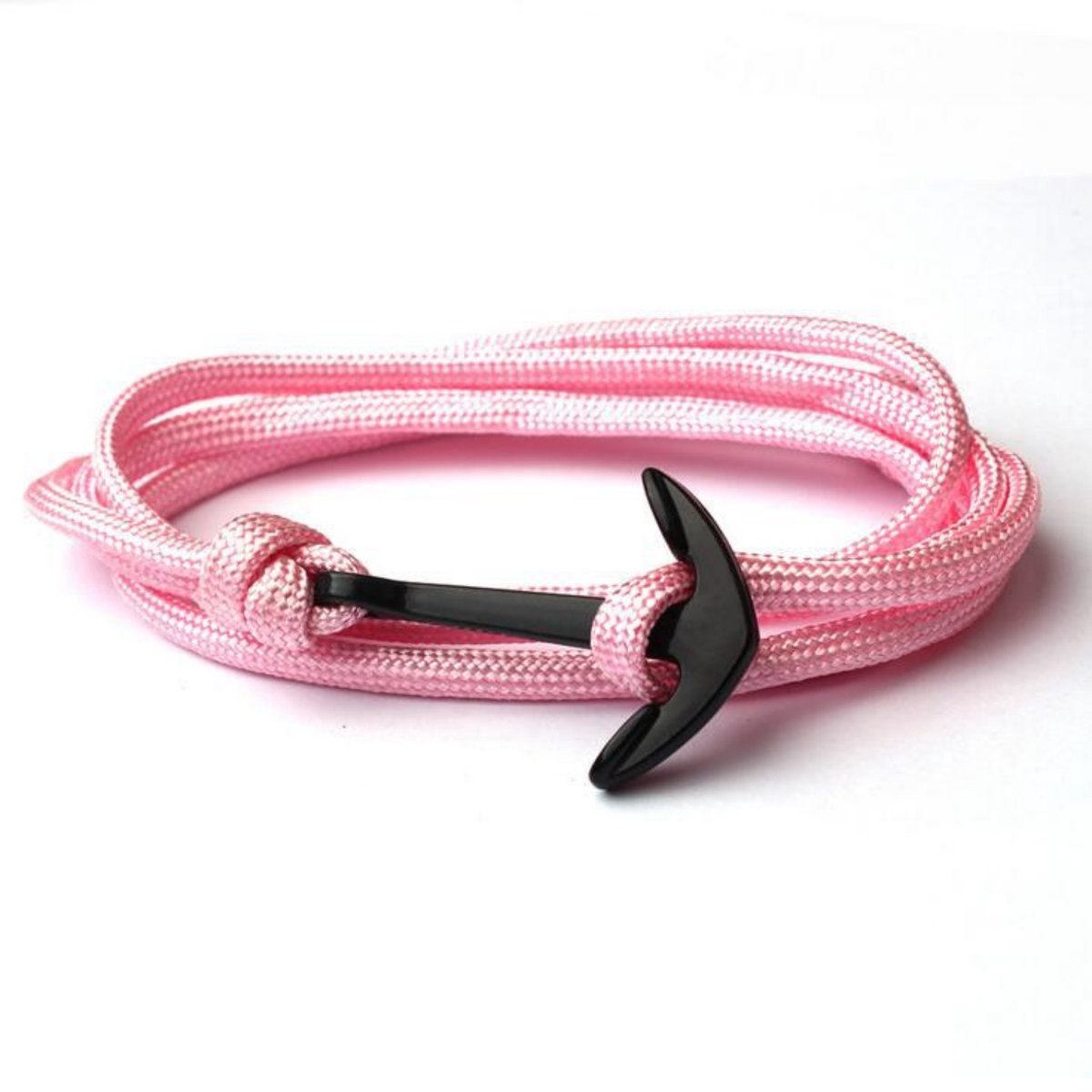Kungu - Licht roze - Wikkel Verstelbaar - Luxe rope armband voor heren en dames - Outdoor Milano line - Cadeau - Geschenk - Voor Man - Vrouw - Armbandje - Jewellery