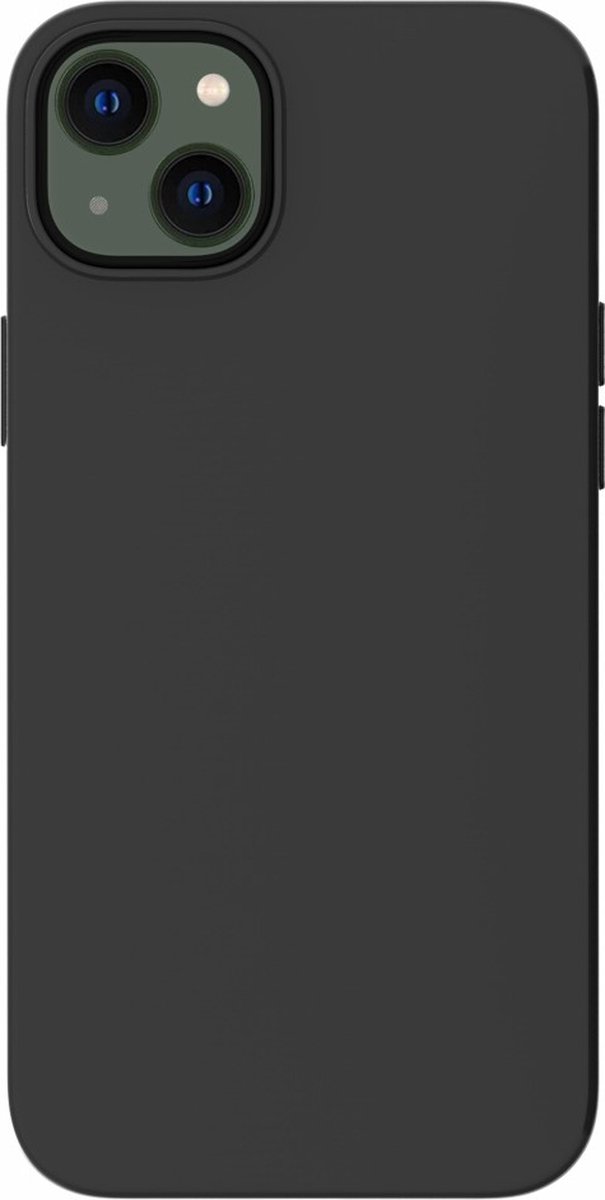 Peachy Matte Black TPU hoesje geschikt voor iPhone 14 - zwart