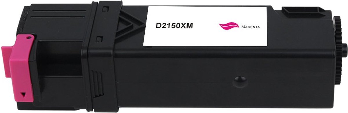 Dell 593-11033 - Toner Magenta - 2500 pagina's - Huismerk Compatible - Geschikt voor Dell 2150 Dell 2150cdn Dell 2150cn Dell 2155 Dell 2155cdn - D2150XM alternatief - Dell toner