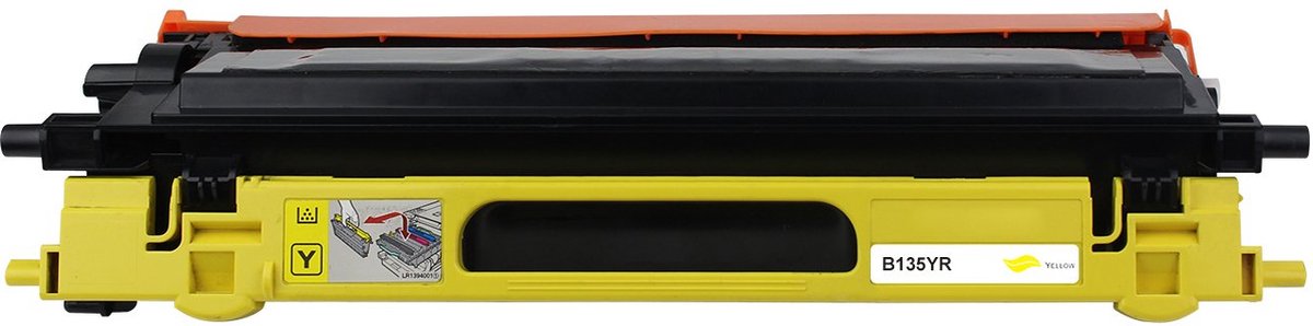 Brother TN-135Y - Toner Geel - 4000 pagina's - Huismerk Compatible - Geschikt voor Brother DCP-9040CN Brother DCP-9045CDN Brother HL-4040CDN Brother HL-4040CN Brother HL-4070CDW Brother MFC-9440CN Brother MFC-9450CDN