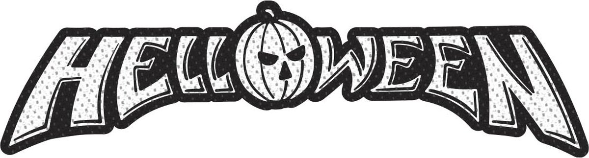 Helloween - Logo Cut Out Patch - Wit/Zwart