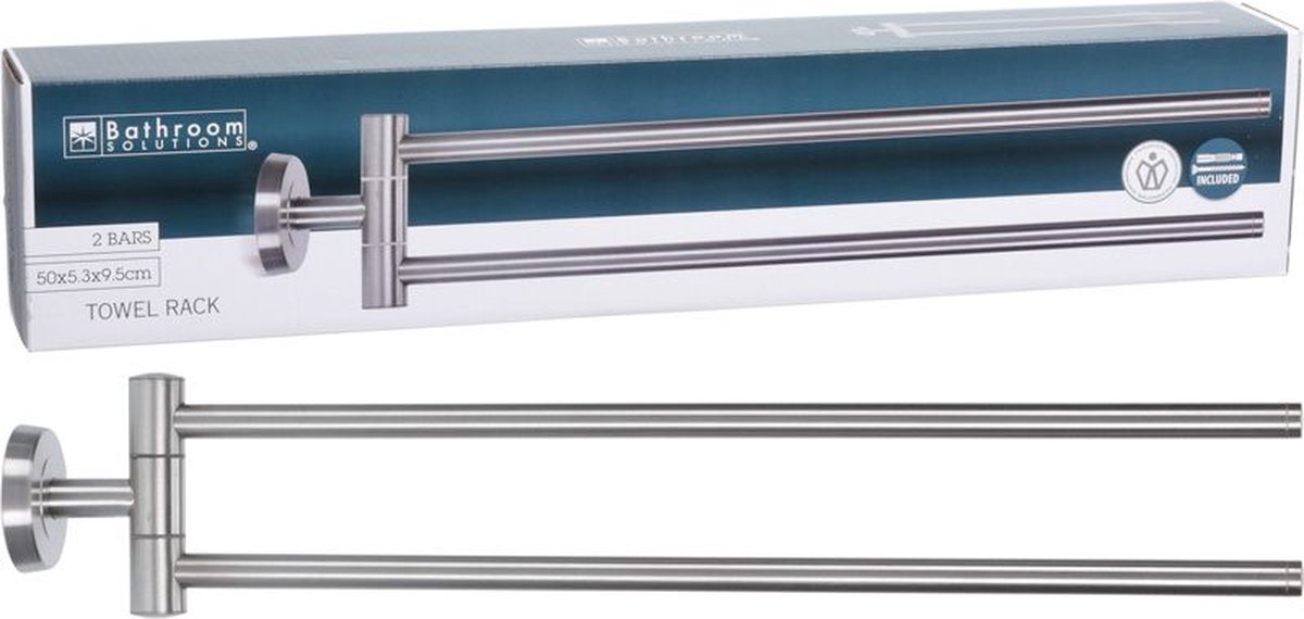 Oneiro's luxe Handdoekenrek - 2 stangen
