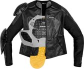 Spidi Base-1 Armor Black Motorcycle Jacket S - Maat -