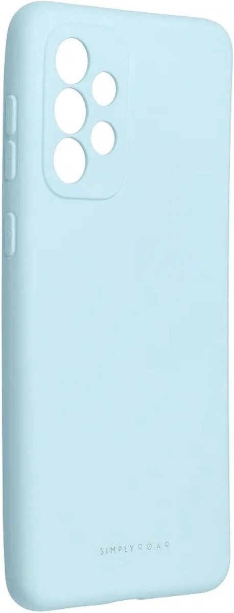 Roar Space Siliconen Back Cover hoesje Samsung Galaxy A33 - Sky Blue