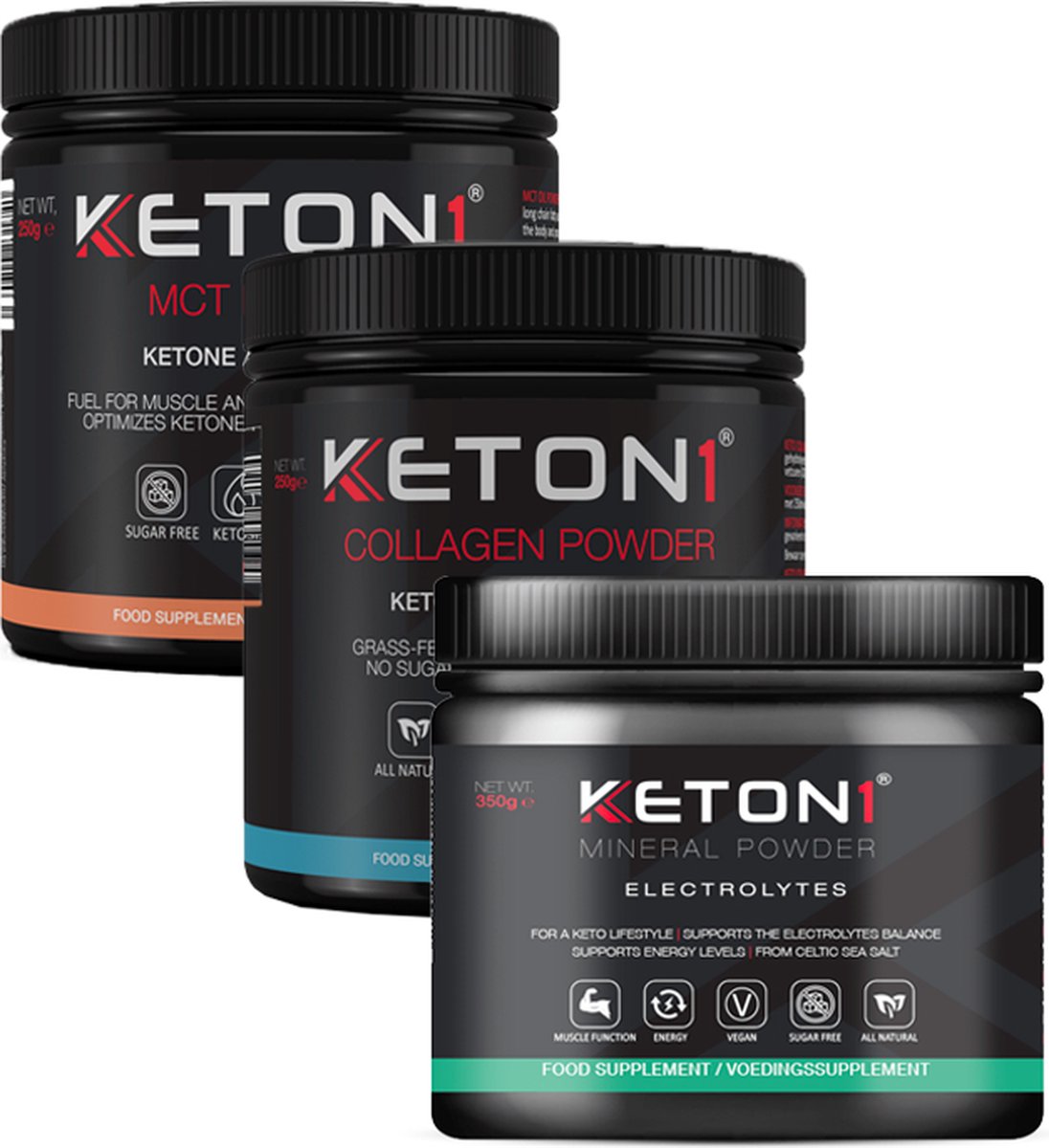Goedkoopste Keton1 | Keto Essentials | Voordeelpakket | 3 x Keton1 Product