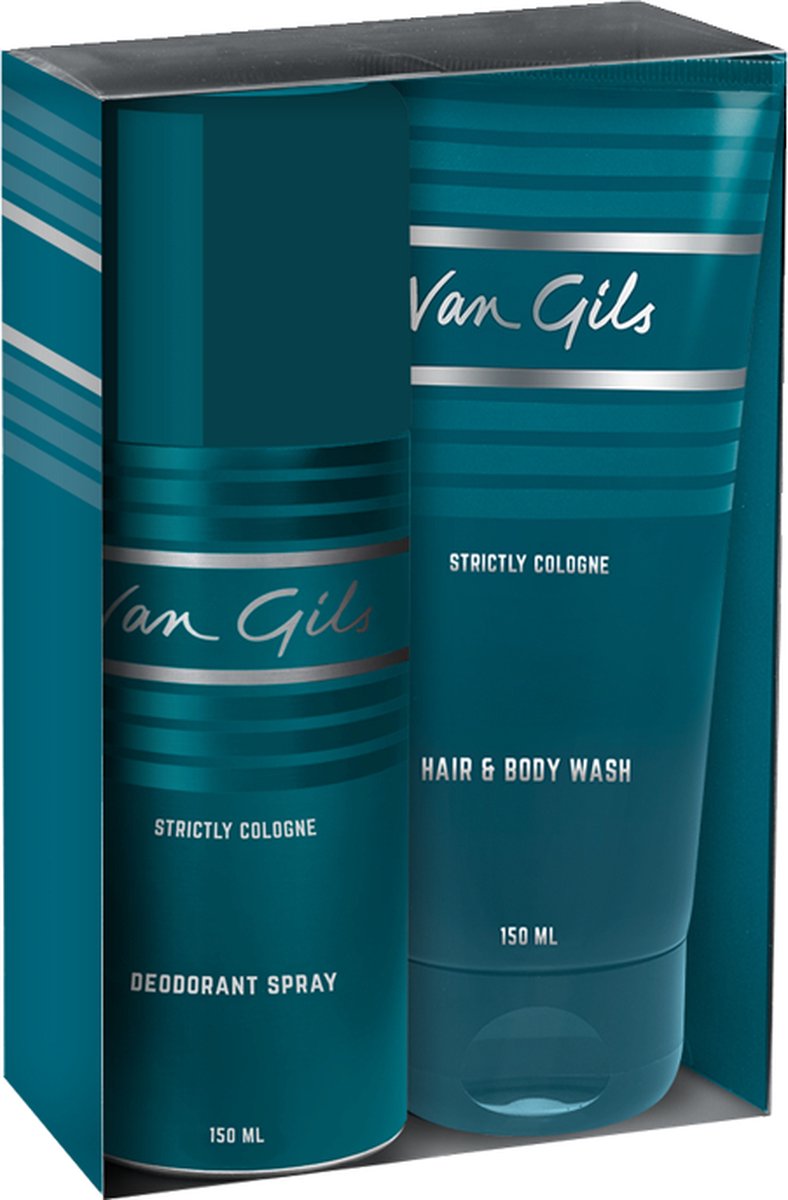 Goedkoopste Van Gils Strictly Cologne geschenkset met deospray 150 ml en shower gel 150 ml