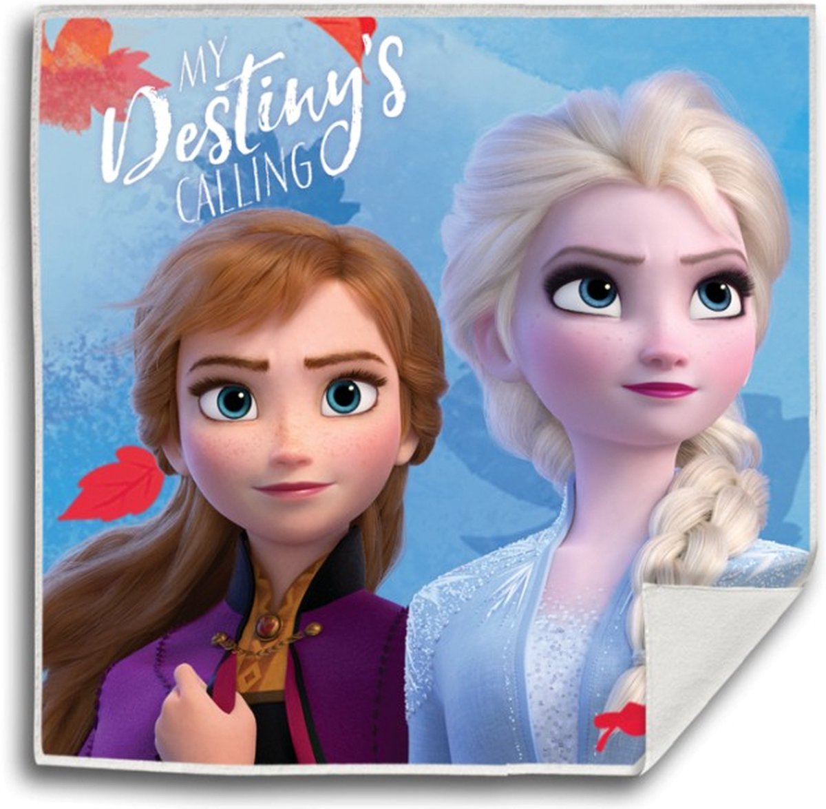 Disney Frozen Magische Handdoek - Magic Towel - Elsa - Anna - my destiny's calling - 30 x 30 cm