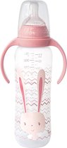 Tigex Haas roze konijnen - babyfles air control - 330 ml- op=op 6+ m