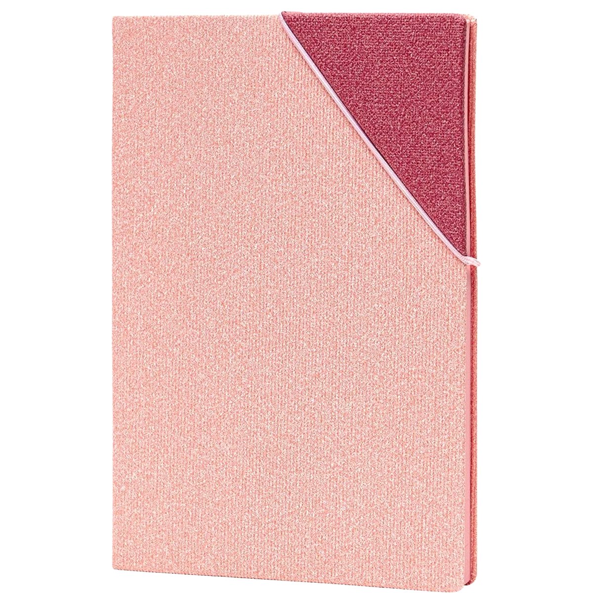 Papacasso Schetsboek - A5 Notitieboek Blanco - Premium Zuurvrij Papier - Deluxe Hardcover - Elastiek - Opbergvak - Roze - Onbeperkte Creativiteit