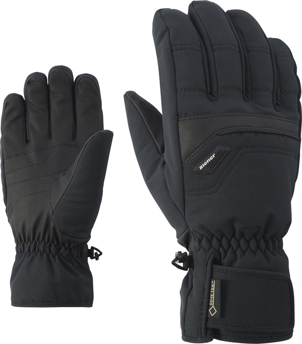 Ziener Glyn GTX + Gore Plus Warm Ski Handschoenen Heren Zwart