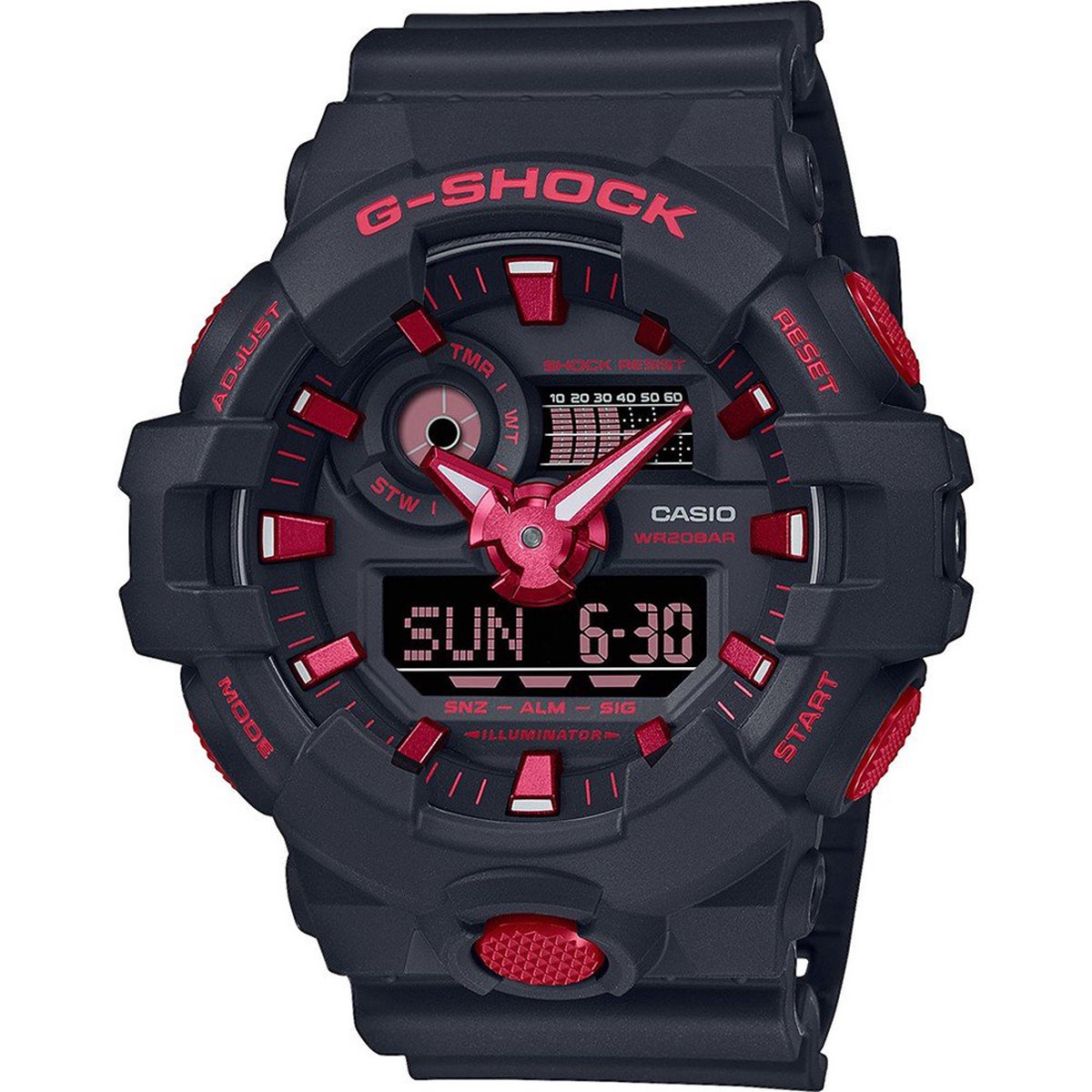 Casio GA-700BNR-1AER - Wrist Watch Ignite Red- horloge