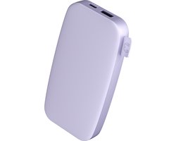 Fresh ‘n Rebel Powerbank 12000 mAh - Snellader (20W PD) - Powerbank iPhone en Samsung - USB-C en USB-A - Lila