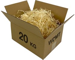 Houtwol opvulmateriaal - 20 kilo | Opvulmateriaal voor cadeau | Duurzaam vulmateriaal | Houtwol vulling wijnkist | Bruin