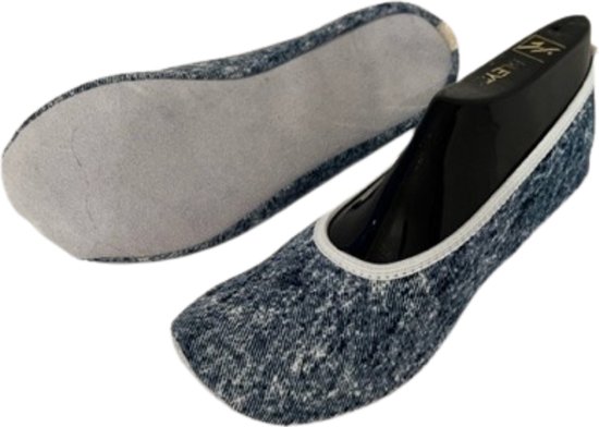 Turnpantoffel - jeans look - buffel zool - meet 41