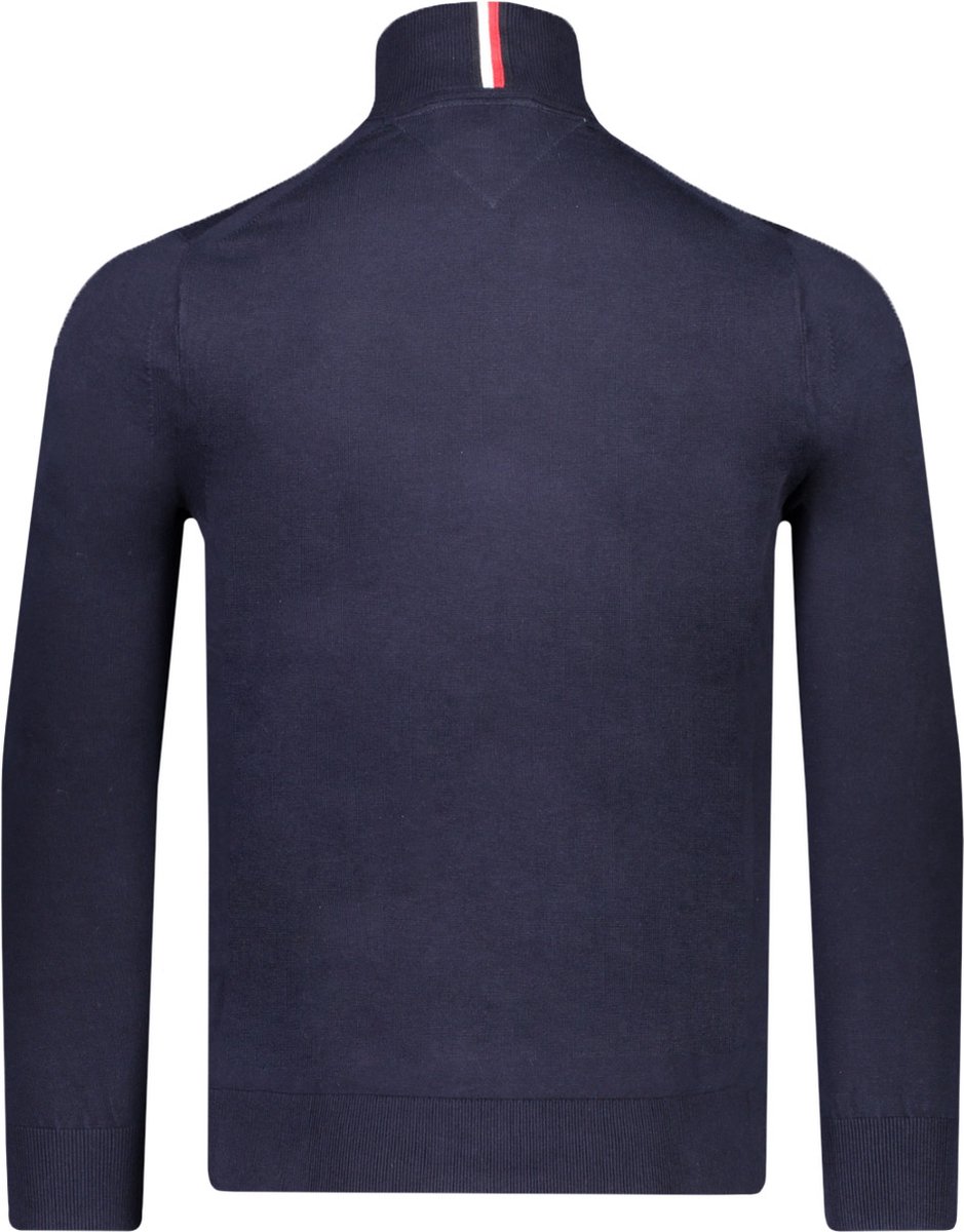 Polo Tommy Hilfiger Core slim fit - polo pour homme avec passepoil  contrasté - bleu
