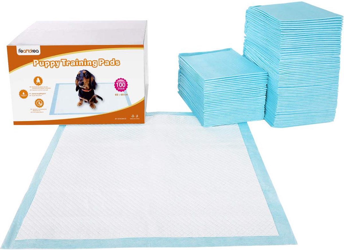 Hoppa! Trainingskussens Voor Puppy’s | Set Van 100 | Puppy Toilet | 60x90 cm